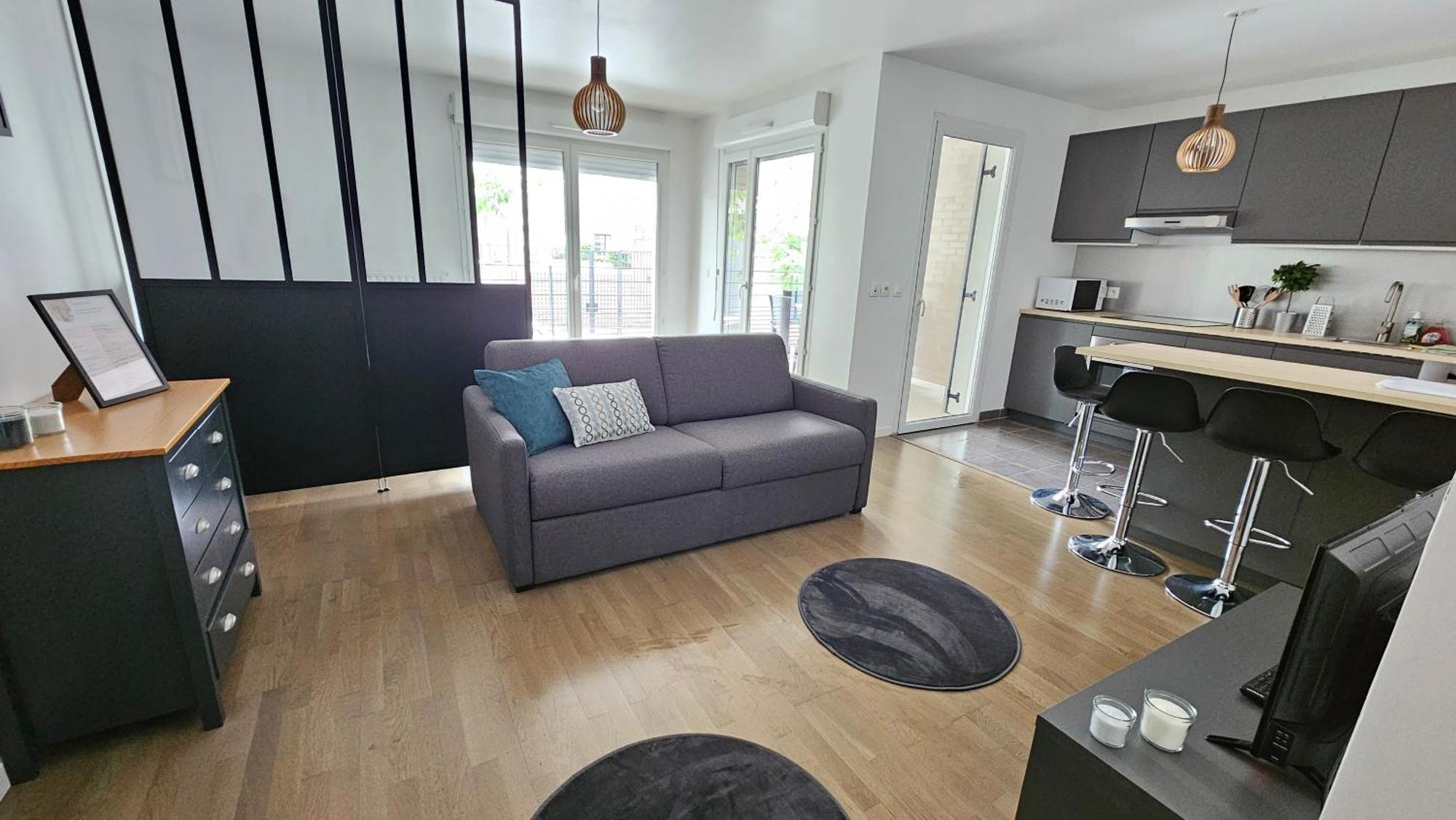 A 15 Min De Paris Apartment *